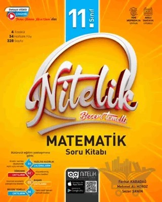 11. Sınıf Matematik Beceri Temelli Soru Kitabı – Ferhat Karadağ – Nitelik Yayınları kitap kapağı