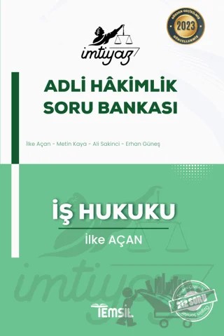 İmtiyaz Adli Hakimlik Soru Bankası İş Hukuku – İlke Açan – Temsil Kitap kitap kapağı