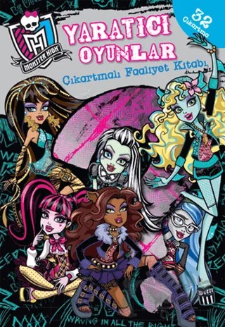 Monster High Yaratıcı Oyunlar Çıkartmalı Faaliyet Kitabı – Kolektif – Doğan Egmont Yayıncılık kitap kapağı