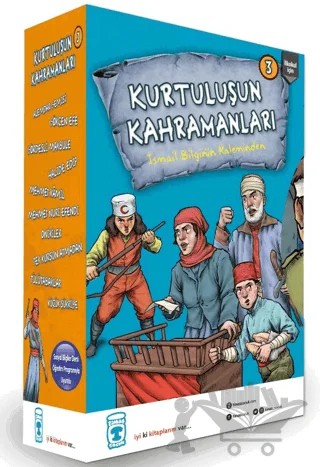 Kurtuluşun Kahramanları 3 Seti (10 Kitap Takım) – İsmail Bilgin – Timaş Çocuk kitap kapağı