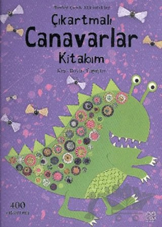 Çıkartmalı Canavarlar Kitabım – Rebecca Gilpin – 1001 Çiçek Kitaplar kitap kapağı
