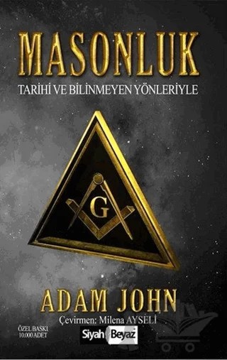 Masonluk – Adam John – Siyah Beyaz Yayınları kitap kapağı