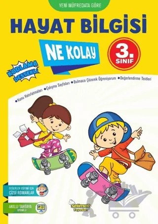3.Sınıf Hayat Bilgisi Ne Kolay – Mustafa Kara – Selimer Yayınları kitap kapağı