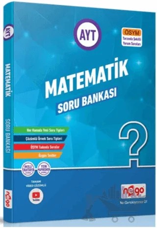 AYT Matematik Soru Bankası – Kolektif – Nego Yayınları kitap kapağı