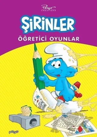 Öğretici Oyunlar - Şirinler – Kolektif – Pogo Çocuk kitap kapağı
