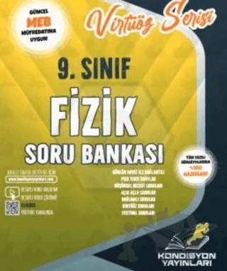 9. Sınıf Fizik Virtüöz Serisi Soru Bankası – Kolektif – Kondisyon Yayınları kitap kapağı