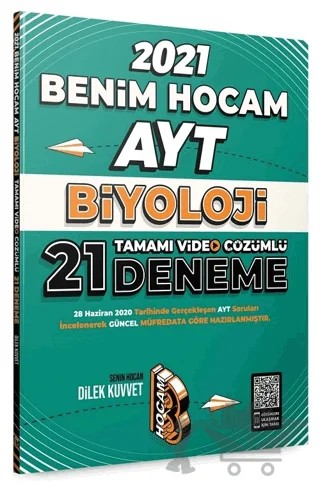 YKS AYT Biyoloji 21 Deneme Dilek Kuvvet – Dilek Kuvvet – Benim Hocam Yayınları kitap kapağı
