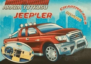 Araba Tutkusu - Jeep'ler – Kolektif – Koloni Çocuk kitap kapağı