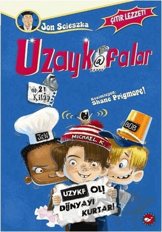 Uzaykafalar 2. Kitap – Jon Scieszka – Beyaz Balina Yayınları kitap kapağı