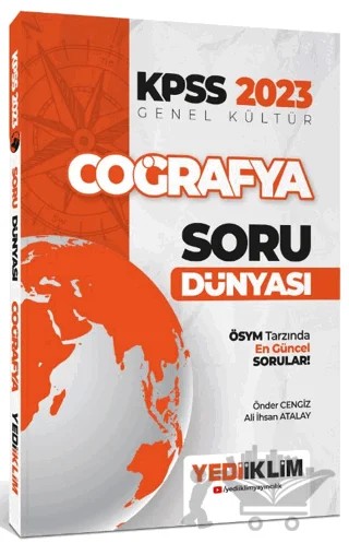 2023 KPSS Genel Kültür Coğrafya Soru Dünyası – Kolektif – Yediiklim Yayınları kitap kapağı