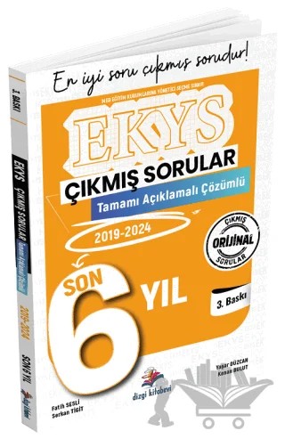 2025 MEB EKYS Müdür ve Yardımcılığı Çıkmış Sorular Son 7 Yıl Çözümlü – Kolektif – Dizgi Kitap kitap kapağı