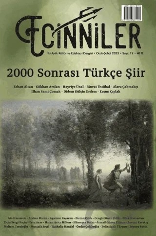 Ecinniler: İki Aylık Kültür ve Edebiyat Dergisi Sayı: 19 2000 Sonrası Türkçe Şiir Ocak - Şubat 2023 – Sardes Yayınları kitap kapağı
