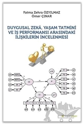 Duygusal Zeka, Yaşam Tatmini ve İş Performansı Arasındaki İlişkilerin İncelenmesi – Fatma Zehra Özyılmaz, Ömer Çınar – Hiperlink Yayınları kitap kapağı
