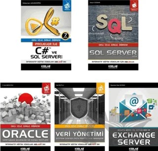 Veritabanı Eğitim Seti 2 (5 Kitap Takım) – Kolektif – Kodlab Yayın Dağıtım kitap kapağı