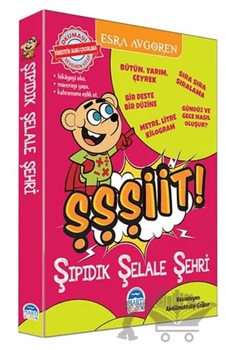 Şşşiit - Şıpıdık Şelale Şehri Seti – Esra Avgören – Martı Çocuk Yayınları kitap kapağı