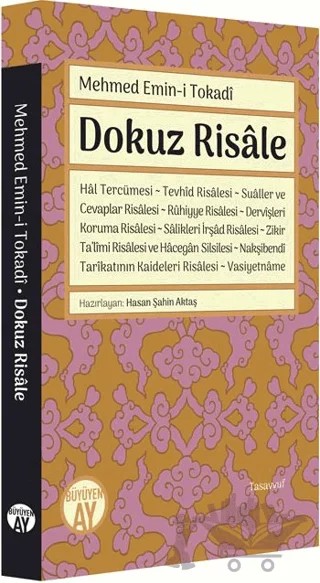 Dokuz Risale – Mehmed Emin-i Tokadi – Büyüyen Ay Yayınları kitap kapağı