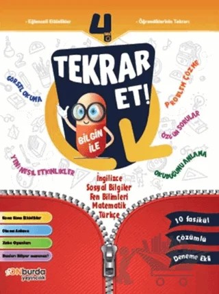 4. Sınıf Tekrar Et – Kolektif – ONburda Yayınları kitap kapağı