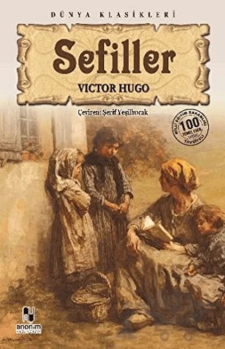 Sefiller – Victor Hugo – Anonim Yayıncılık kitap kapağı