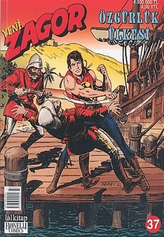Yeni Zagor Sayı: 37 Özgürlük Ülkesi – Lal Kitap kitap kapağı