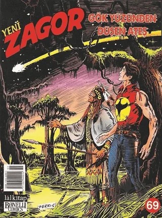 Yeni Zagor Sayı: 69 Gökyüzünden Düşen Ateş – Lal Kitap kitap kapağı