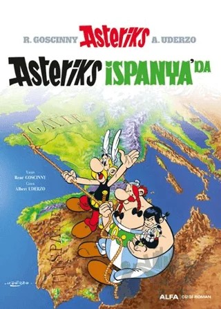 Asteriks İspanya’da – Rene Goscinny – Alfa Yayınları kitap kapağı