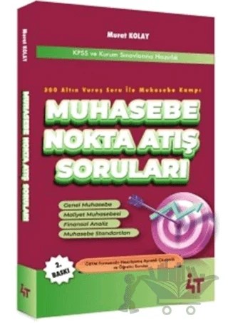 KPSS Muhasebe Nokta Atış Soruları – Murat Kolay – 4T Yayınları kitap kapağı