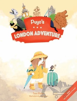 Puyo’s London Adventure – Tuçe Bakan – Puyo and Aya kitap kapağı