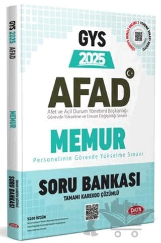 AFAD Memur GYS Soru Bankası - Karekod Çözümlü – Kollektif – Data Yayınları kitap kapağı
