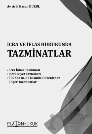İcra ve İflas Hukukunda Tazminatlar – Hasan Durul – Platon Hukuk kitap kapağı