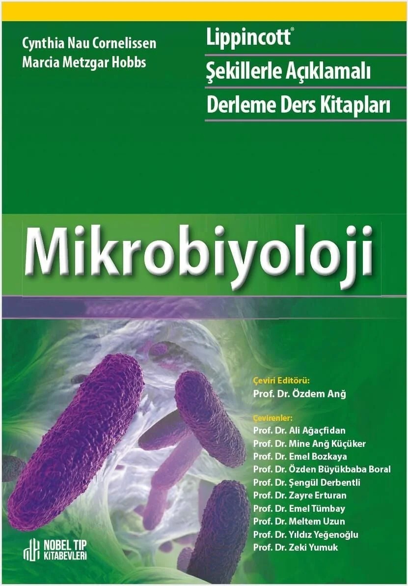 Lippincott Mikrobiyoloji: Şekillerle Açıklamalı Derleme Ders Kitapları – Cynthia Nau Cornelissen, Marcia Metzgar Hobbs – Nobel Tıp Kitabevleri kitap kapağı