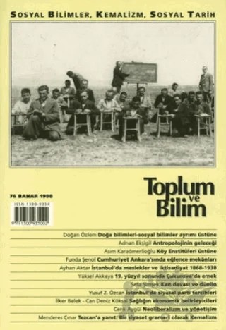 Toplum ve Bilim Sayı: 76 – Birikim Yayınları kitap kapağı