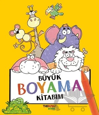 Büyük Boyama Kitabı – Kolektif – The Kitap Çocuk kitap kapağı