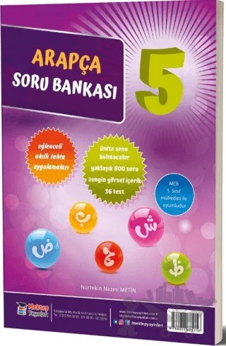 5. Sınıf Arapça Soru Bankası – Nurtekin Nazmi Metin – Mektep Yayınları kitap kapağı