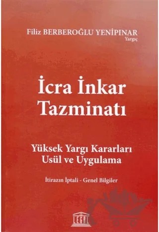 İcra İnkar Tazminatı – Filiz Berberoğlu Yenipınar – Legal Yayıncılık kitap kapağı