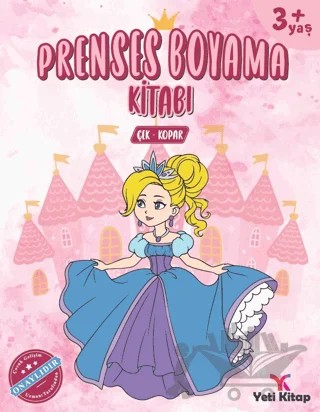 Prenses Boyama Kitabı – Feyyaz Ulaş – Yeti Kitap kitap kapağı