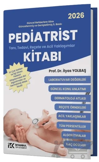 Pediatrist Tanı Tedavi Reçete ve Acil Yaklaşımlar Kitabı – İlyas Yolbaş – İstanbul Tıp Kitabevi kitap kapağı
