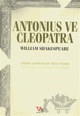 Antonius ve Cleopatra – William Shakespeare – Ve Edebiyat Yayınları kitap kapağı