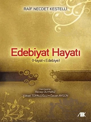 Edebiyat Hayatı – Recep Duymaz – Akademik Kitaplar kitap kapağı