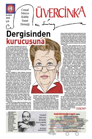 Üvercinka Dergisi Sayı: 61 Kasım 2019 – Üvercinka Dergisi kitap kapağı