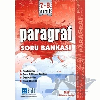 7-8. Sınıf Paragraf Soru Bankası – Kolektif – Bulut Eğitim ve Kültür Yayınları kitap kapağı