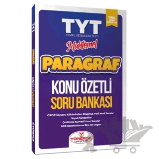 YKS TYT Muhtemel Paragraf Konu Özetli Soru Bankası – Kolektif – Yönerge Yayınları kitap kapağı
