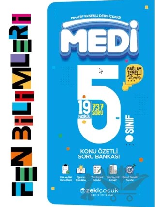 5. Sınıf Medi Fen Bilimleri Konu Özetli Soru Bankası – Kolektif – Zekiçocuk Eğitici Kitaplar kitap kapağı