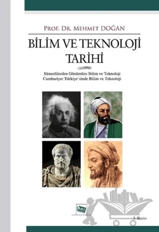 Bilim ve Teknoloji Tarihi – Mehmet Doğan – Anı Yayıncılık kitap kapağı