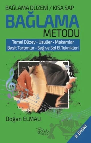 Bağlama Düzeni Bağlama Metodu - Kısa Sap – Doğan Elmalı – Beste Yayınları kitap kapağı