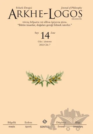 Arkhe - Logos Dergisi Sayı: 14 Güz 2022 – Arkhe - Logos Dergisi kitap kapağı