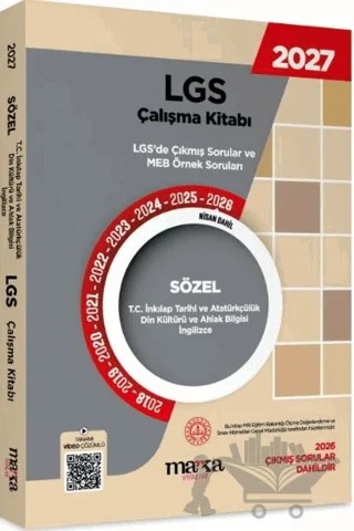 2027 MEB LGS Sözel İnkılap Tarihi Çalışma Kitabı Çıkmış Sorular ve Örnek Sorular – Kolektif – Marka Yayınları kitap kapağı