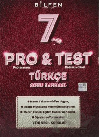 7. Sınıf Türkçe ProTest Soru Bankası – Kolektif – Bilfen Yayıncılık kitap kapağı