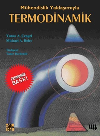 Mühendislik Yaklaşımıyla Termodinamik – Michael A. Boles, Yunus A. Çengel – Literatür Yayıncılık kitap kapağı