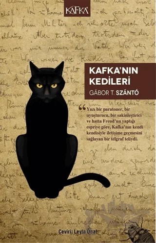 Kafka'nın Kedileri – Gabor T. Szanto – Kafka Kitap kitap kapağı
