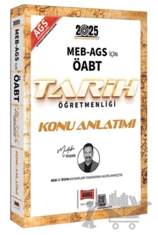2025 MEB-AGS ÖABT Tarih Öğretmenliği Konu Anlatımı – Mustafa Özdemir – Yargı Yayınevi kitap kapağı